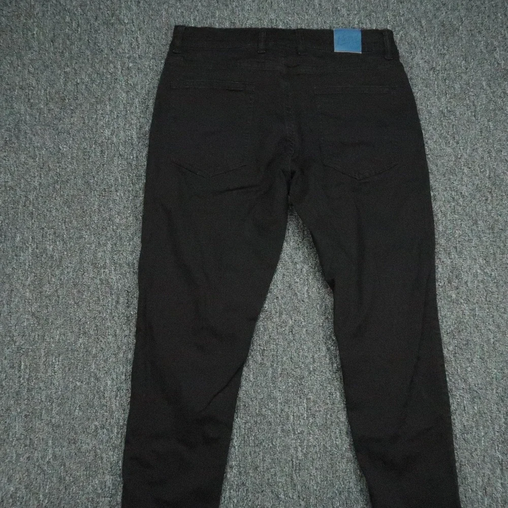 Mugsy Jeans Mens 33x28 Black Squid Inks 5 Pocket Stretch Preppy